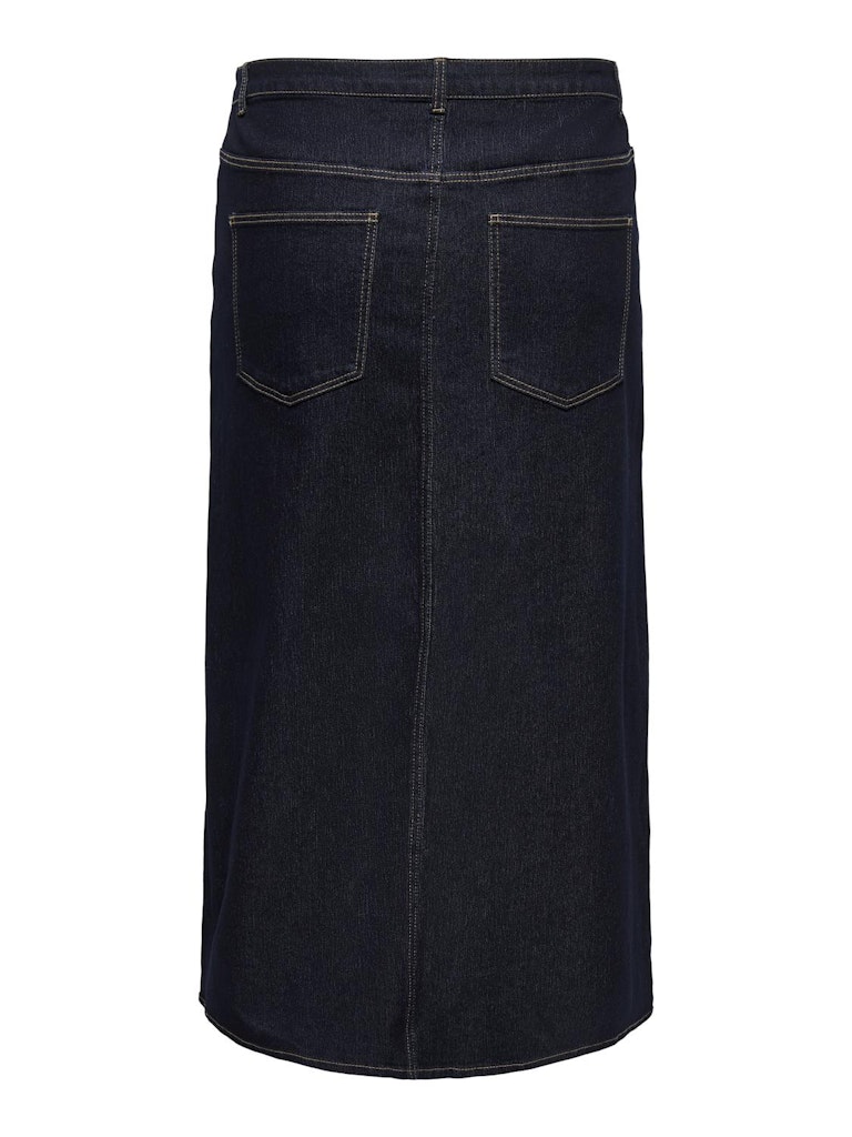 CARVERA MAXI SLIT SKIRT DENIM