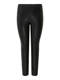 CARJESSIE FAUX LEATHER LEGGING WITH FLEECE - NOOS