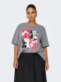 CARJIMINA LIFE 2/4 BOXY TEE