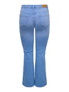 CARWILLY - FLARED DENIM JEANS - længde 34