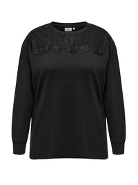 CARLIZZY LS LACE SWEAT