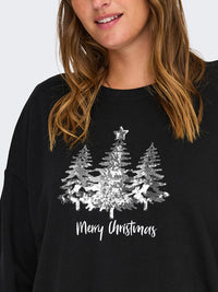 CARXMAS LS O-NECK DRESS SWEAT