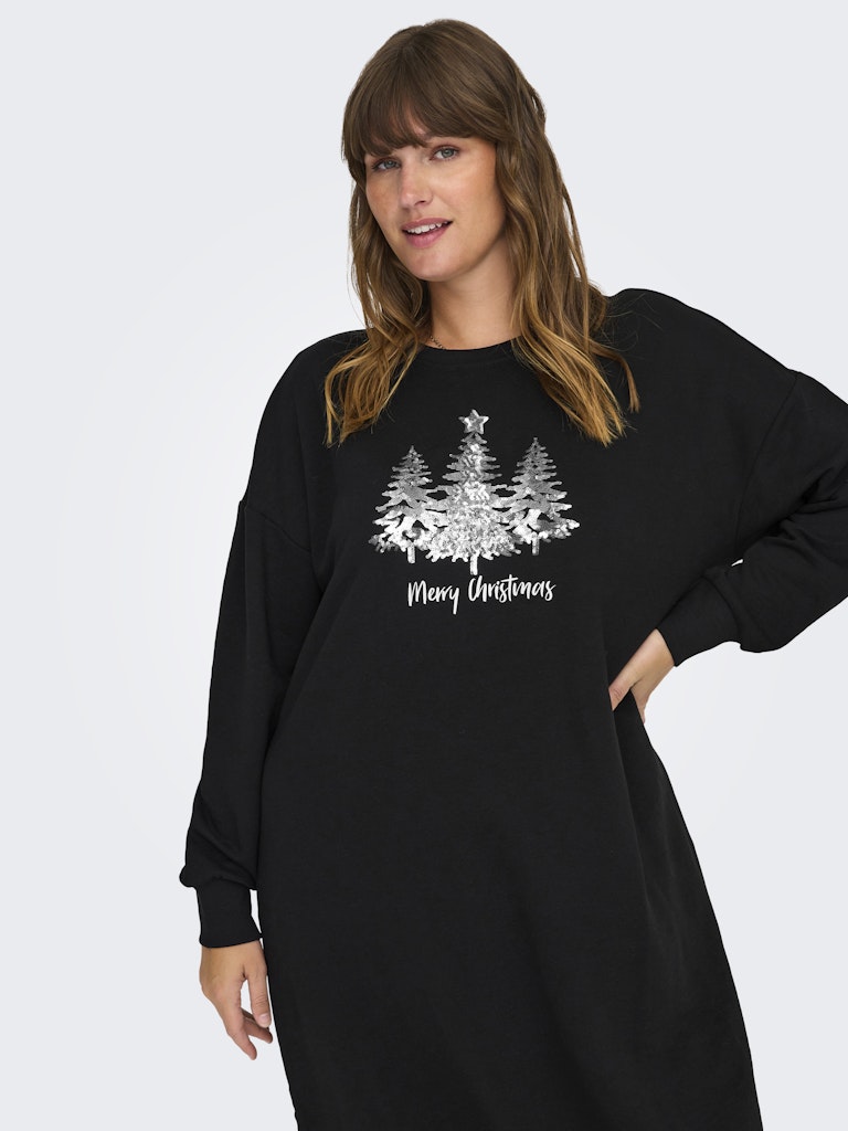 CARXMAS LS O-NECK DRESS SWEAT