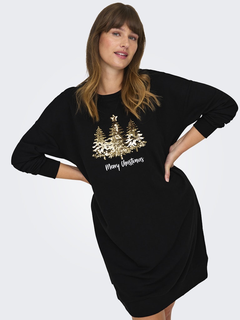 CARXMAS LS O-NECK DRESS SWEAT