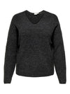 CARCAMILLA - V-NECK L/S PULLOVER KNIT - NOOS