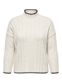 CARCHICK STITCH LS HIGHNECK PULL KNIT