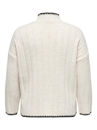 CARCHICK STITCH LS HIGHNECK PULL KNIT