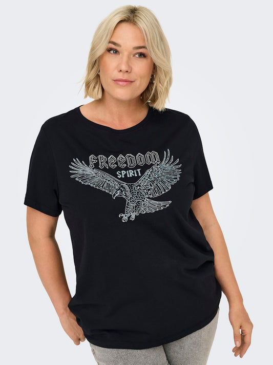 CARCRUZ LIFE KORTÆRMET O-HALS REG TEE JRS