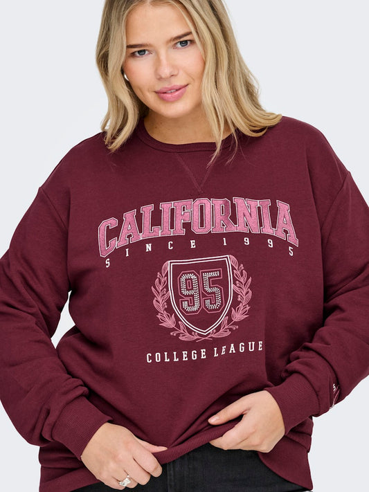 CARBEN - Sweatshirt med Tekst