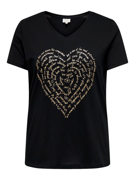 CARLYDIA LIFE SS V-HALS REG TEE