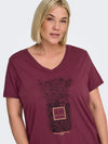 CARLYDIA LIFE SS V-NECK REG TEE