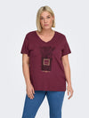 CARLYDIA LIFE SS V-NECK REG TEE
