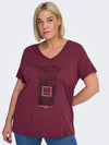 CARLYDIA LIFE SS V-NECK REG TEE