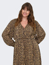 CARMKA - Leopard Kjole V-hals