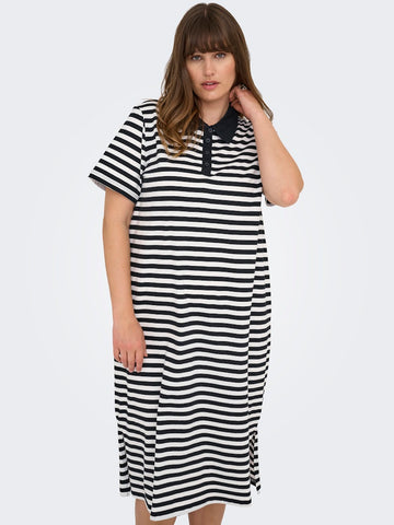 CarVelia - Stribet Kjole