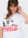 CarCoca Cola - Hvid Jule T-Shirt