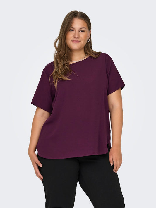 Carvica Top - Ensfarvet