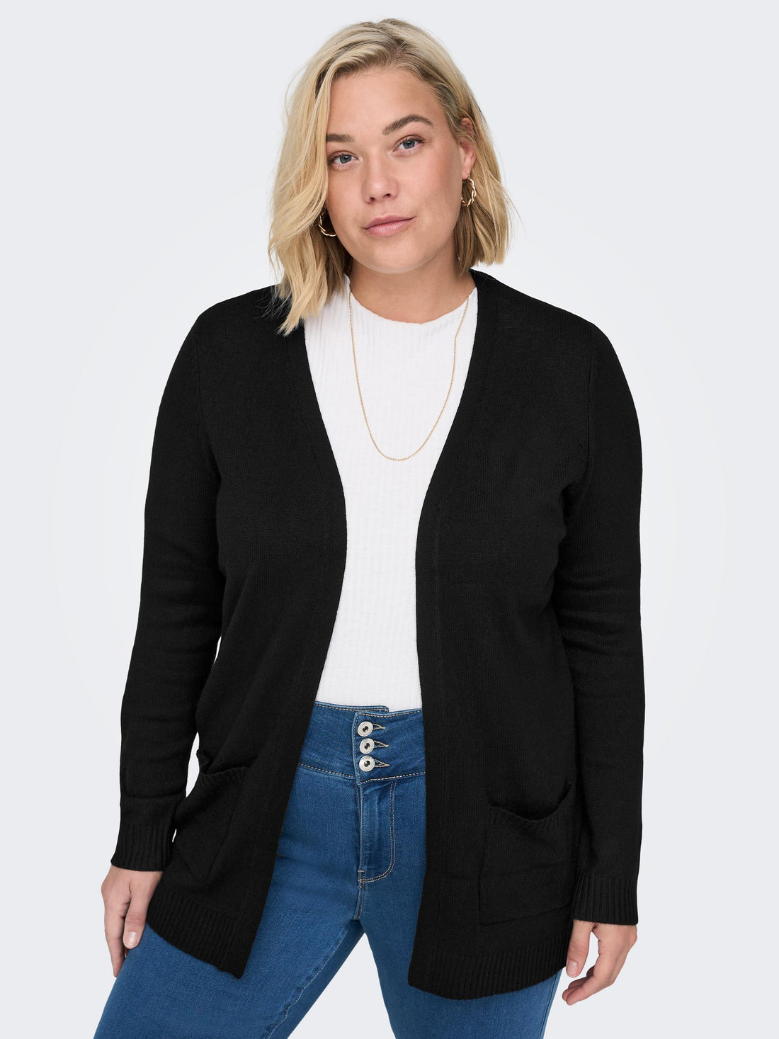 CARESLY L/S ÅPEN CARDIGAN KNT NOOS