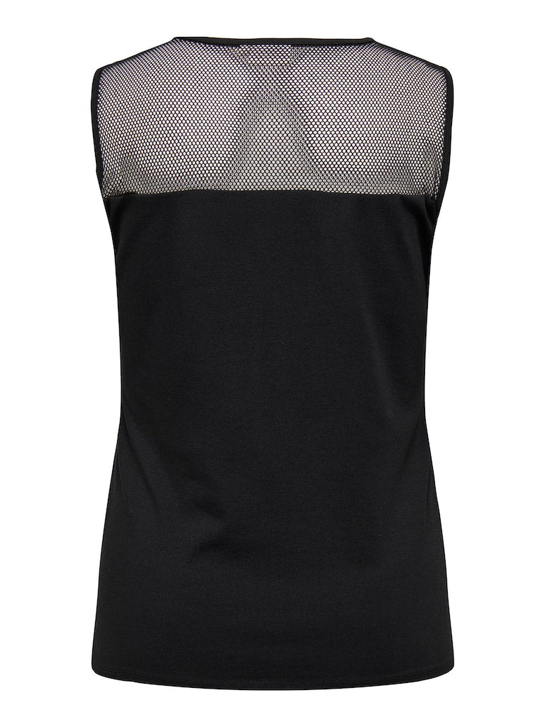 CARFRIDA S/L NET TANK TOP