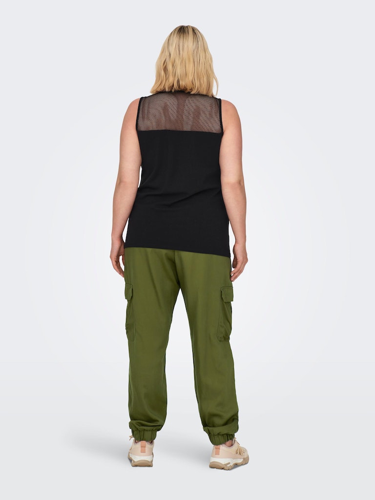 CARFRIDA S/L NET TANK TOP