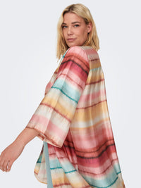 CARTANNY 3/4 KIMONO AOP