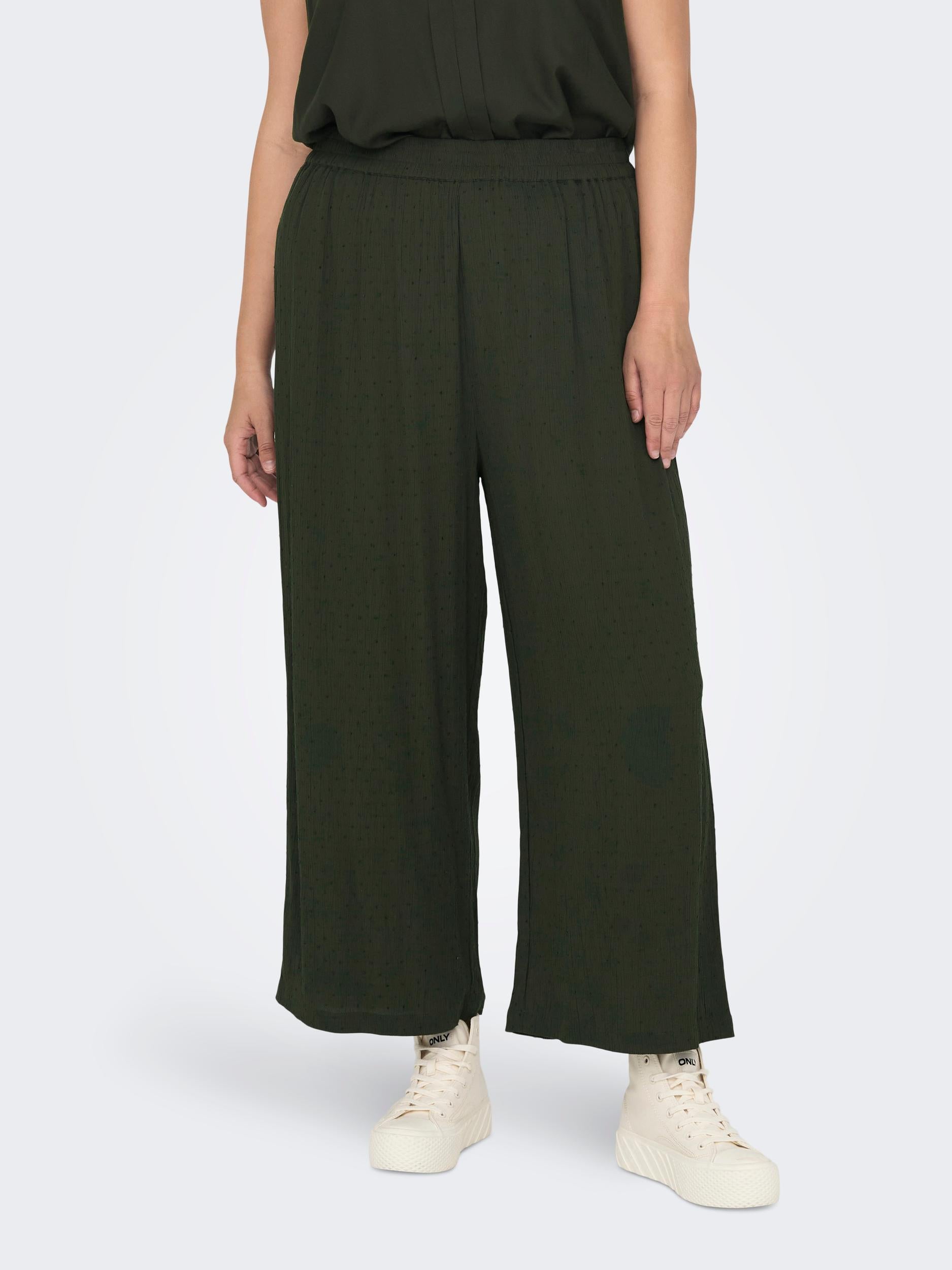 CARLESLIE LIFE CROP WIDE PANT WVN