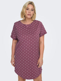 CARMAY S/S DRESS AOP JRS