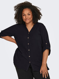 CARTHEIS 3/4 LONG SHIRT WVN