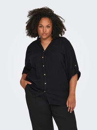 CARTHEIS 3/4 LONG SHIRT WVN