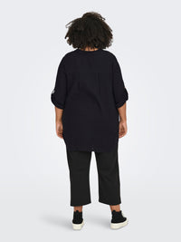 CARTHEIS 3/4 LONG SHIRT WVN