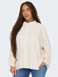 CARGRACE LIFE 3/4 ECRU SHIRT