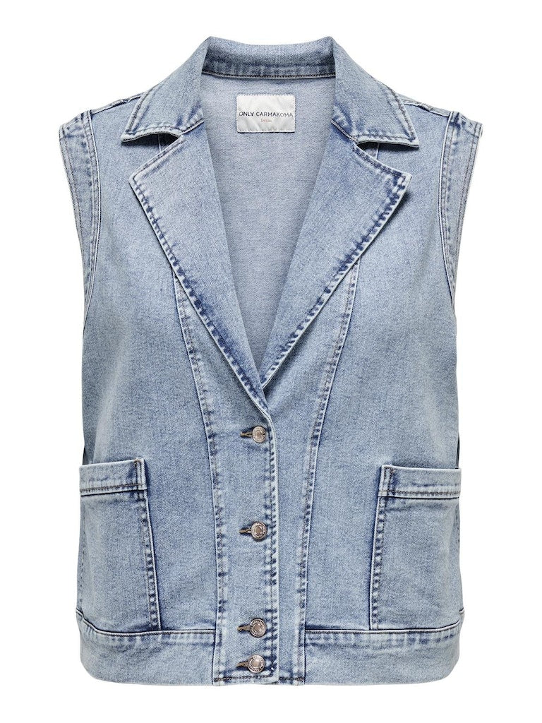 CARMIA SL WAISTCOAT DENIM