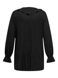 CARCLARISA V-NECK FRILL L/S TOP