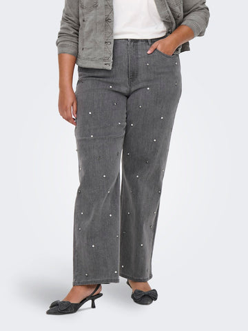 CARHOPE EX HW WIDE RHINESTONE GRÅ