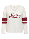 CAREMERY - V-hals Sweatshirt