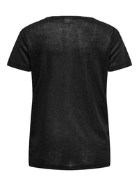 Glitter t-shirt fra Carmakoma