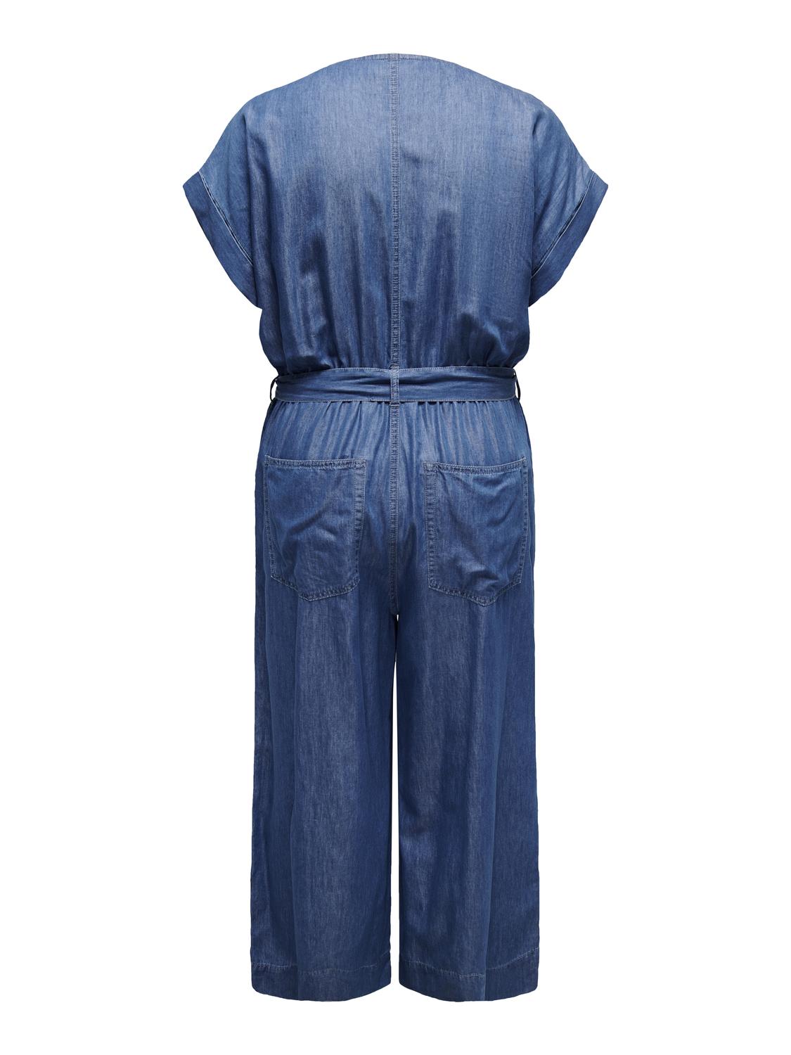 CARYUKA BEA S/S BELT CULOTTE JUMPSUIT