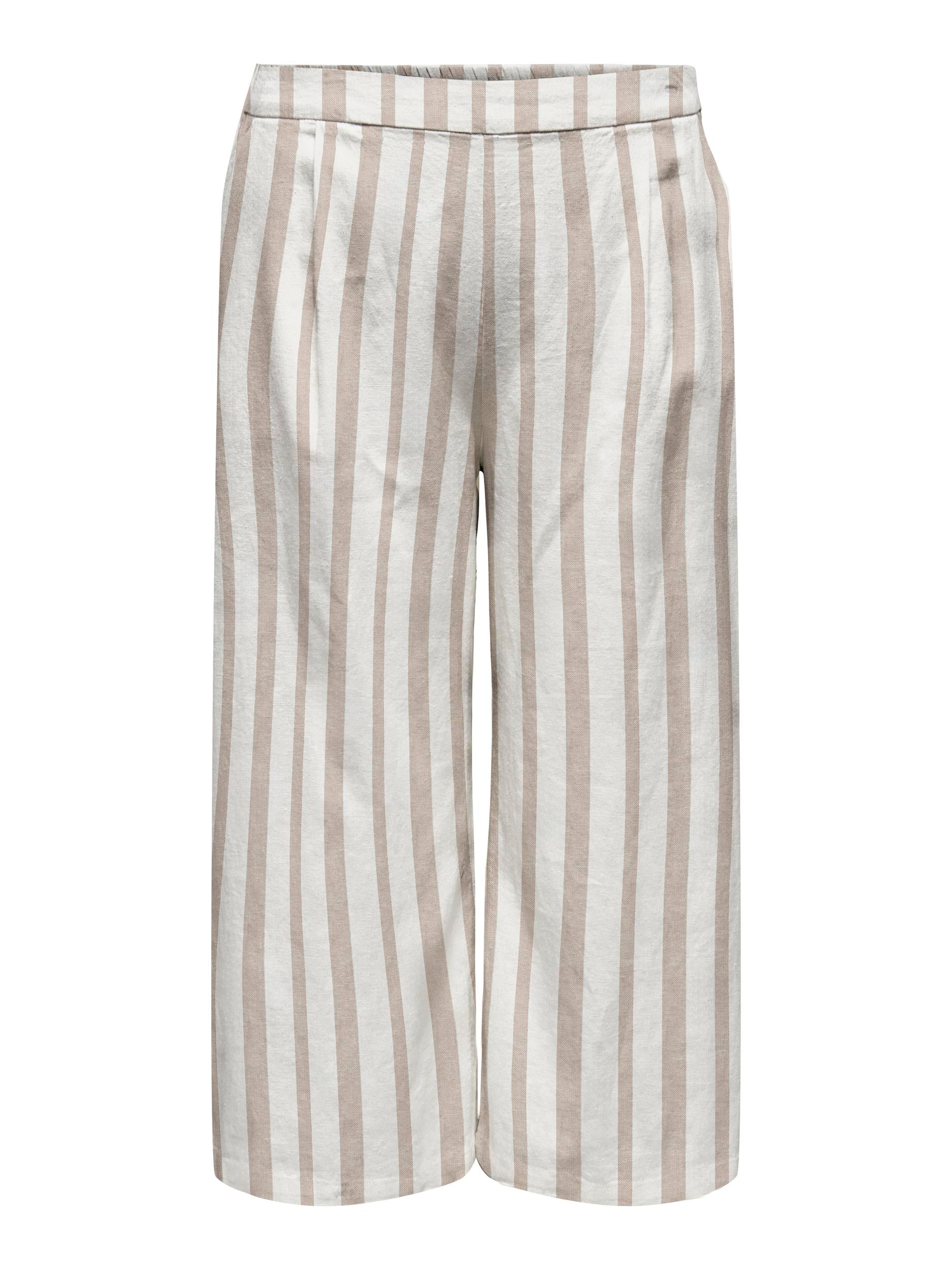 CARCARISA CARO LINEN CULOTTE PANTS