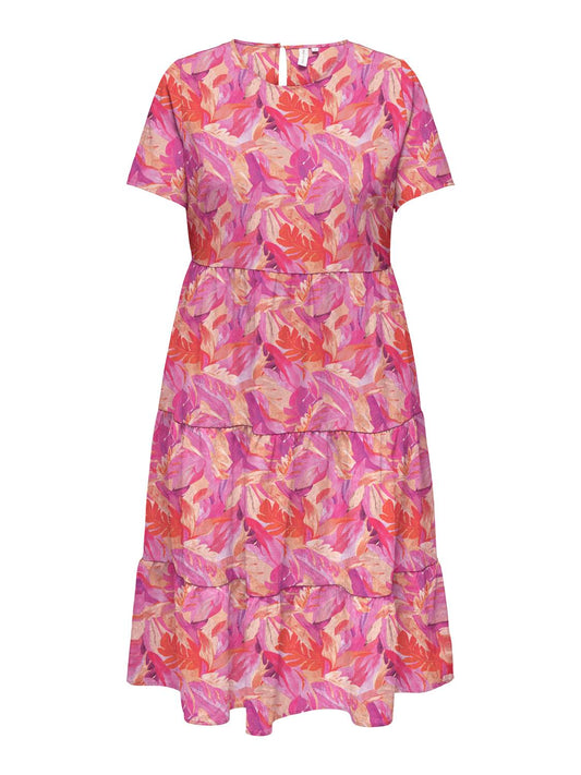 CARLUX LIFE SS MIDI DRESS