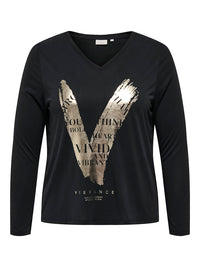 CARFREE LIFE L/S V-NECK TOP JRS