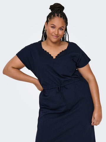 CARLILA - Kjole med V-hals