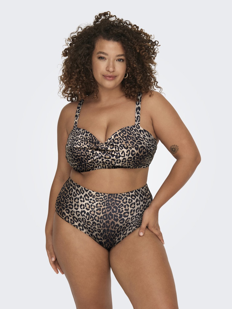 Pink plus size Bikini-trusse