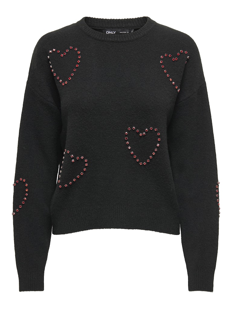 CARDAISY LS O-NECK BLING KNIT