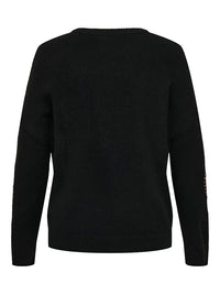 CARDAISY LS O-NECK BLING KNIT