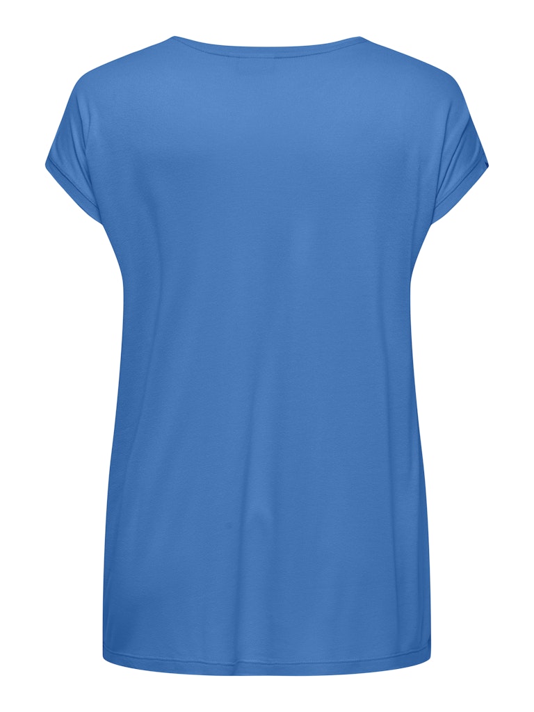 ONLY CARMAKOMA Damen-T-Shirt In Übergröße – Aus Umweltfreundlichem LENZING ECOVERO Viskose, Kurzärmlig, Rundhals