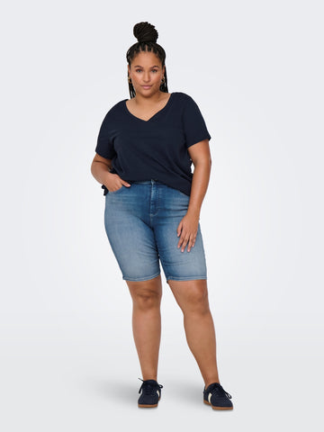 CarWilly - HW Wide Shorts DNM