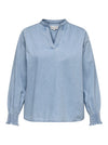 CarMetta - Denim Bluse