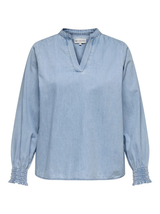CarMetta - Denim Bluse