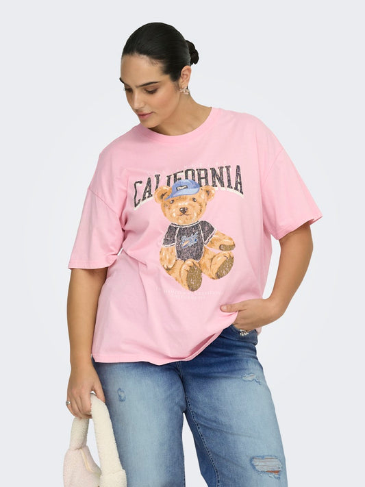 CARTICO - Kortermet t-skjorte med trykk