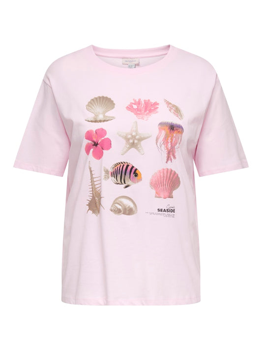 CARROSIE - Oversize T-shirt med Print